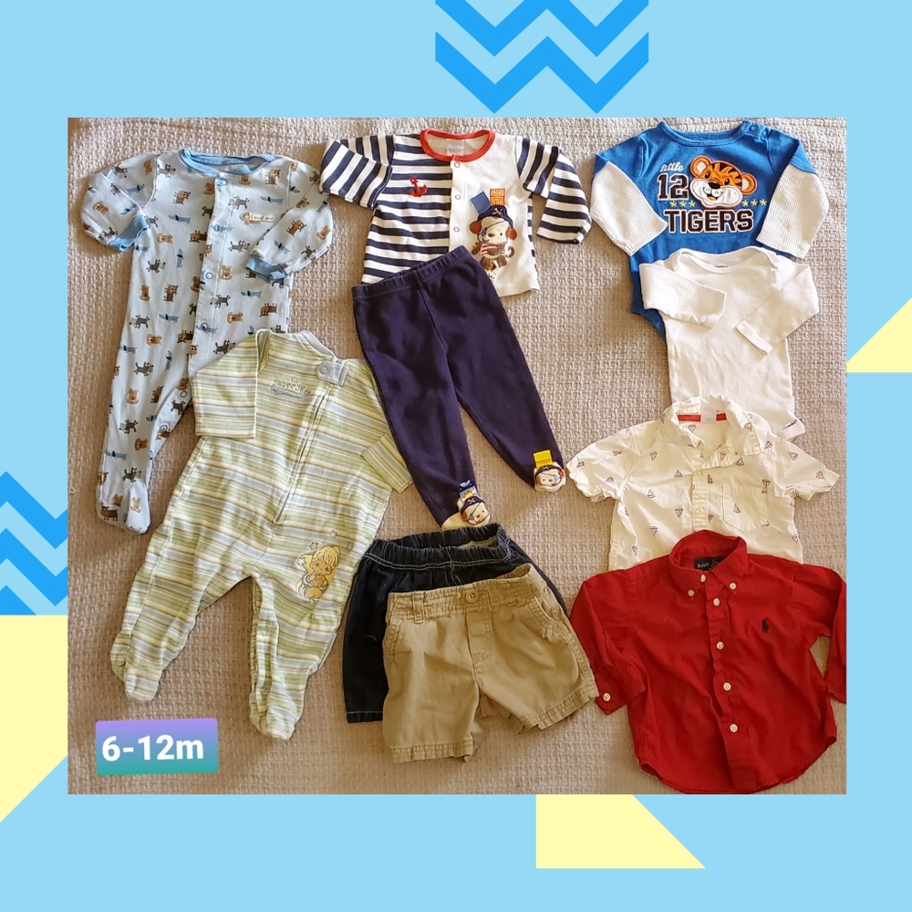 Bundle of clothing for baby boy 6-12 months